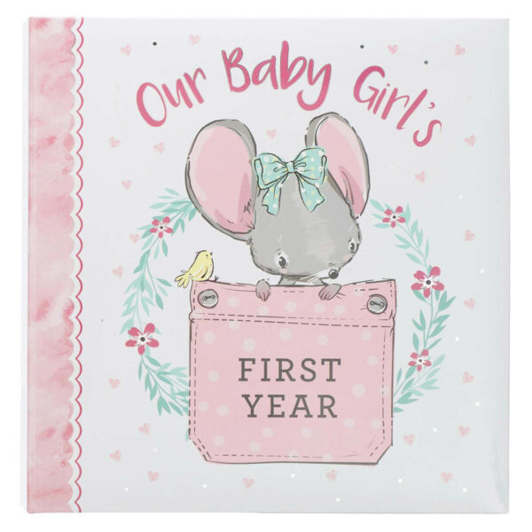 MEMORY BOOK BABY GIRLS FIRST YEAR